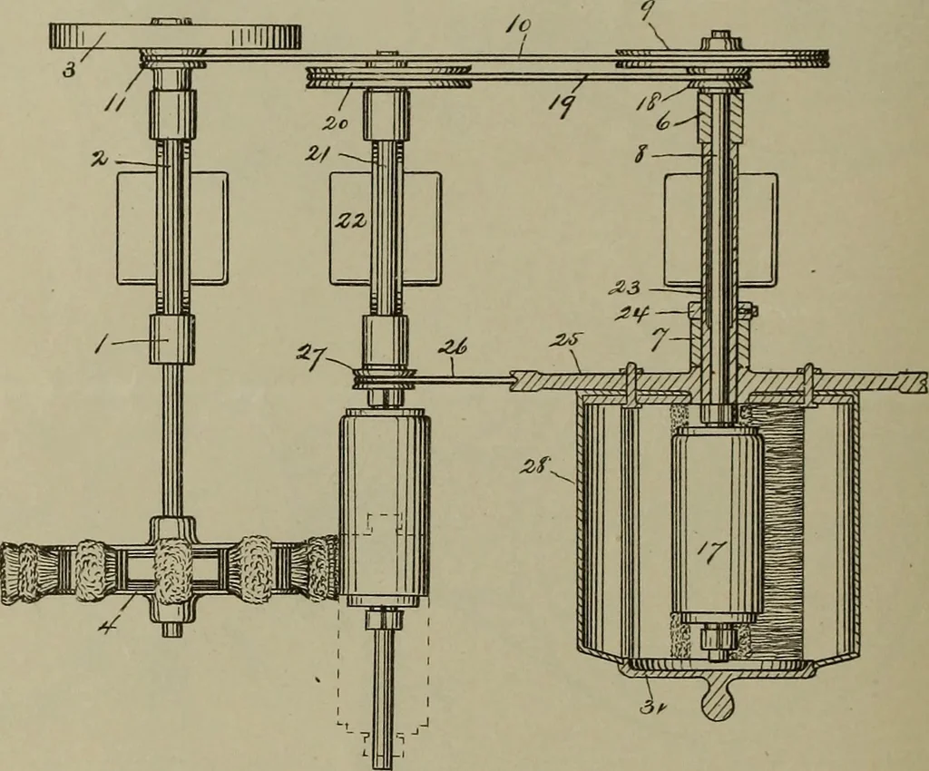 An illustration from [Graphophone patents], 1878, leaf 257