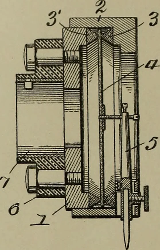 An illustration from [Graphophone patents], 1878, leaf 27
