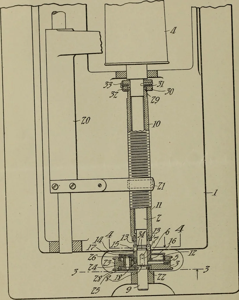 An illustration from [Graphophone patents], 1878, leaf 287
