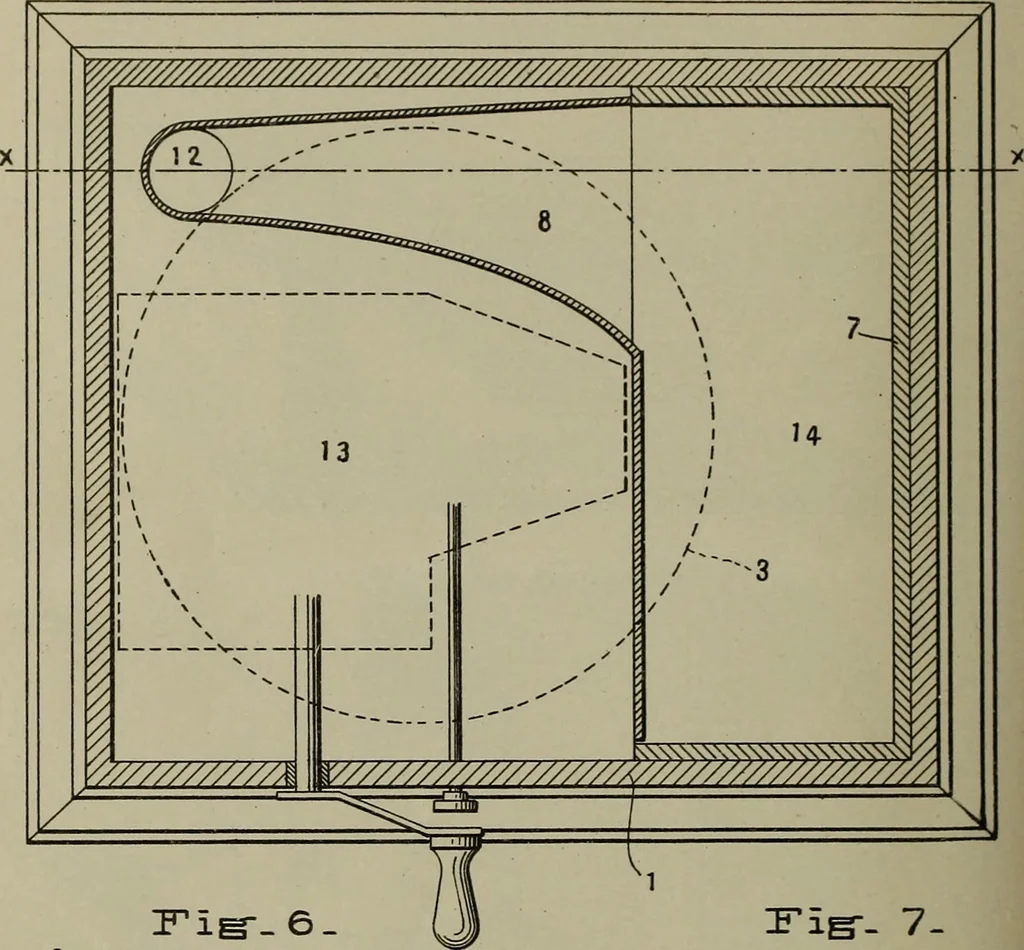 An illustration from [Graphophone patents], 1878, leaf 303