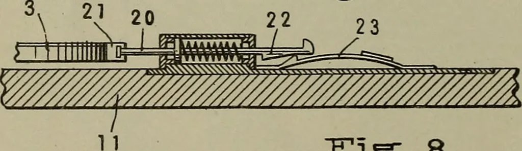 An illustration from [Graphophone patents], 1878, leaf 303