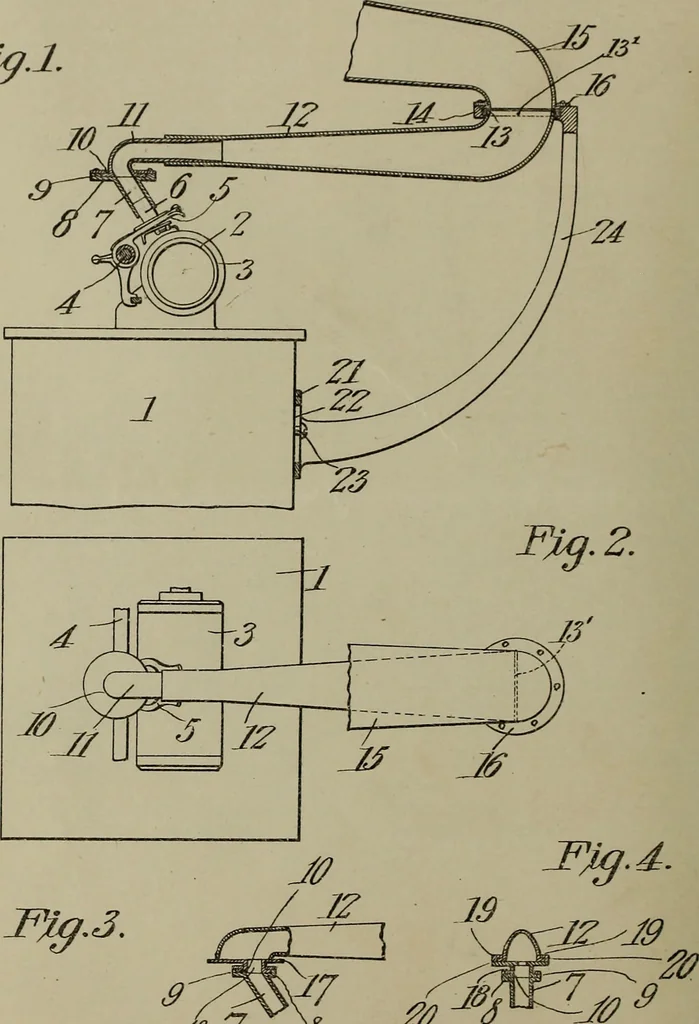 An illustration from [Graphophone patents], 1878, leaf 309