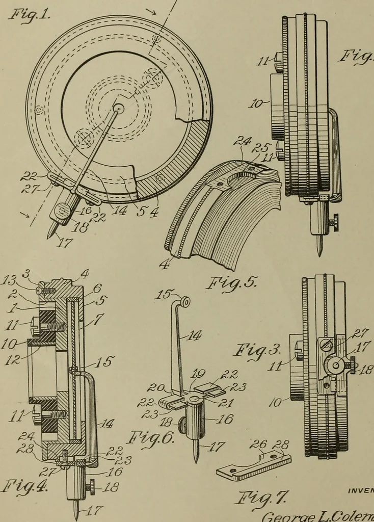 An illustration from [Graphophone patents], 1878, leaf 31