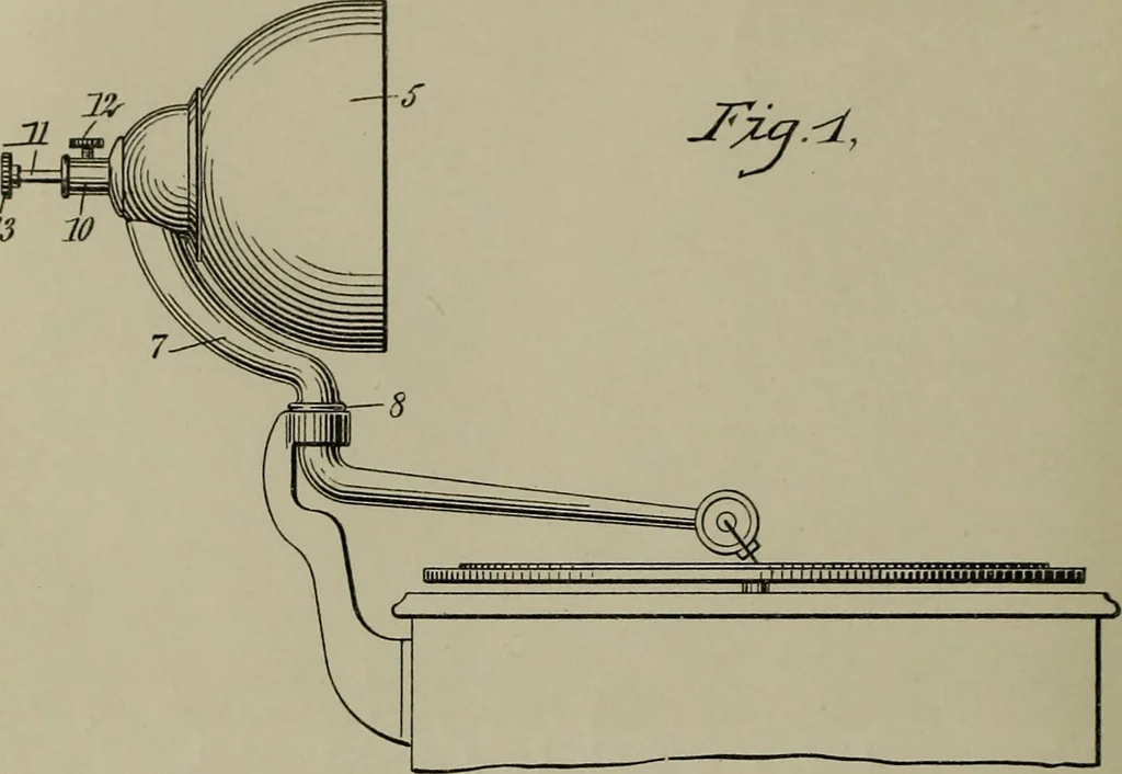 An illustration from [Graphophone patents], 1878, leaf 367