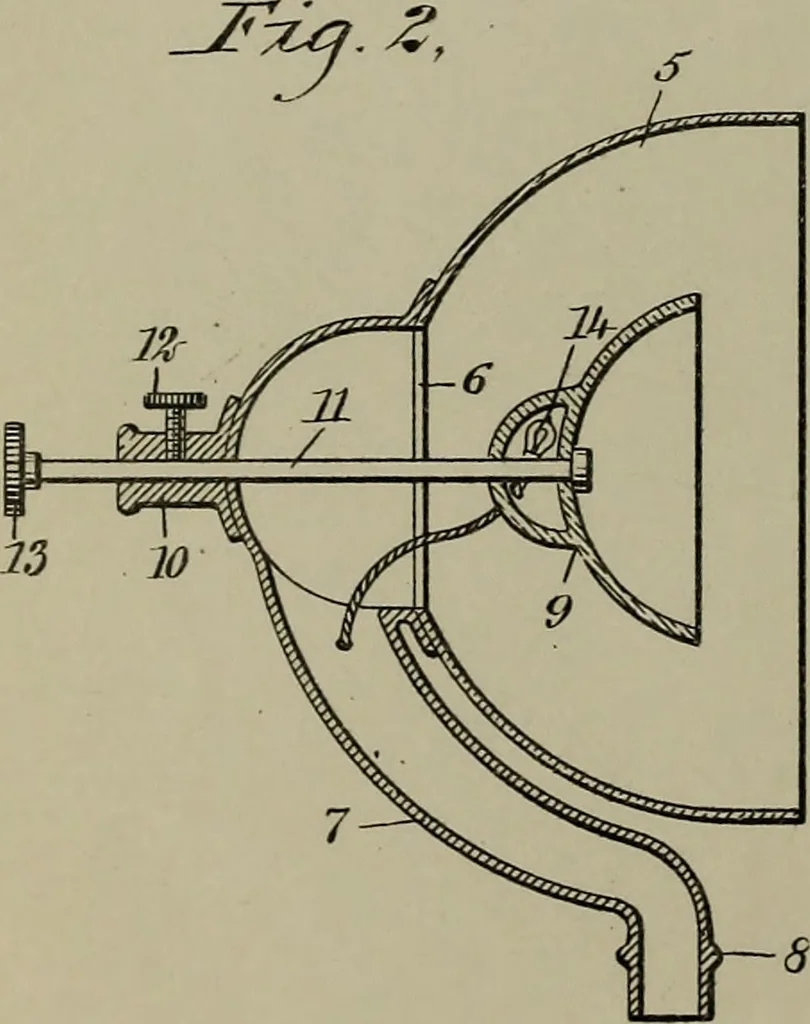 An illustration from [Graphophone patents], 1878, leaf 367