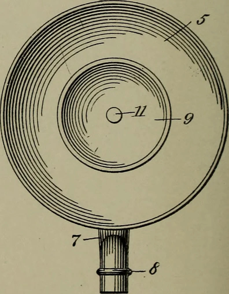 An illustration from [Graphophone patents], 1878, leaf 367