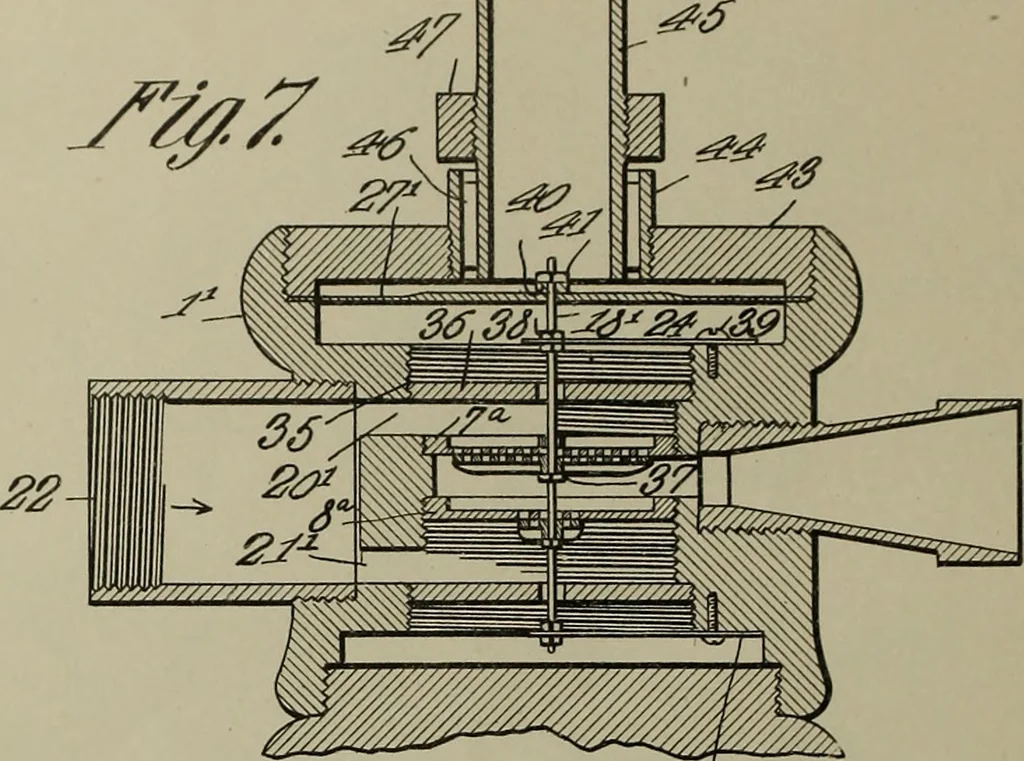 An illustration from [Graphophone patents], 1878, leaf 39