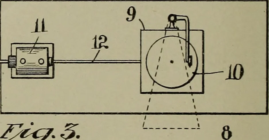 An illustration from [Graphophone patents], 1878, leaf 397