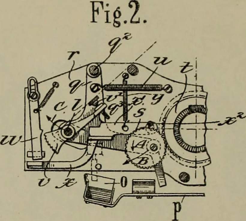 An illustration from [Graphophone patents], 1878, leaf 403