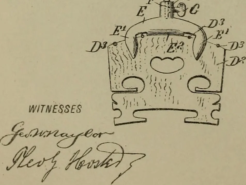 An illustration from [Graphophone patents], 1878, leaf 407