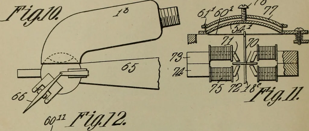 An illustration from [Graphophone patents], 1878, leaf 41