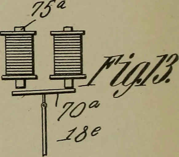 An illustration from [Graphophone patents], 1878, leaf 41