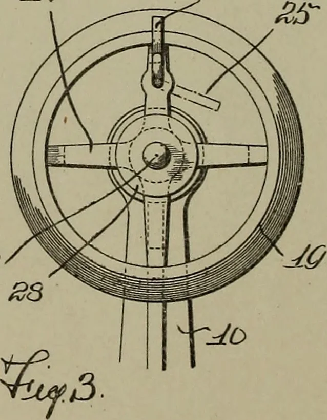 An illustration from [Graphophone patents], 1878, leaf 415