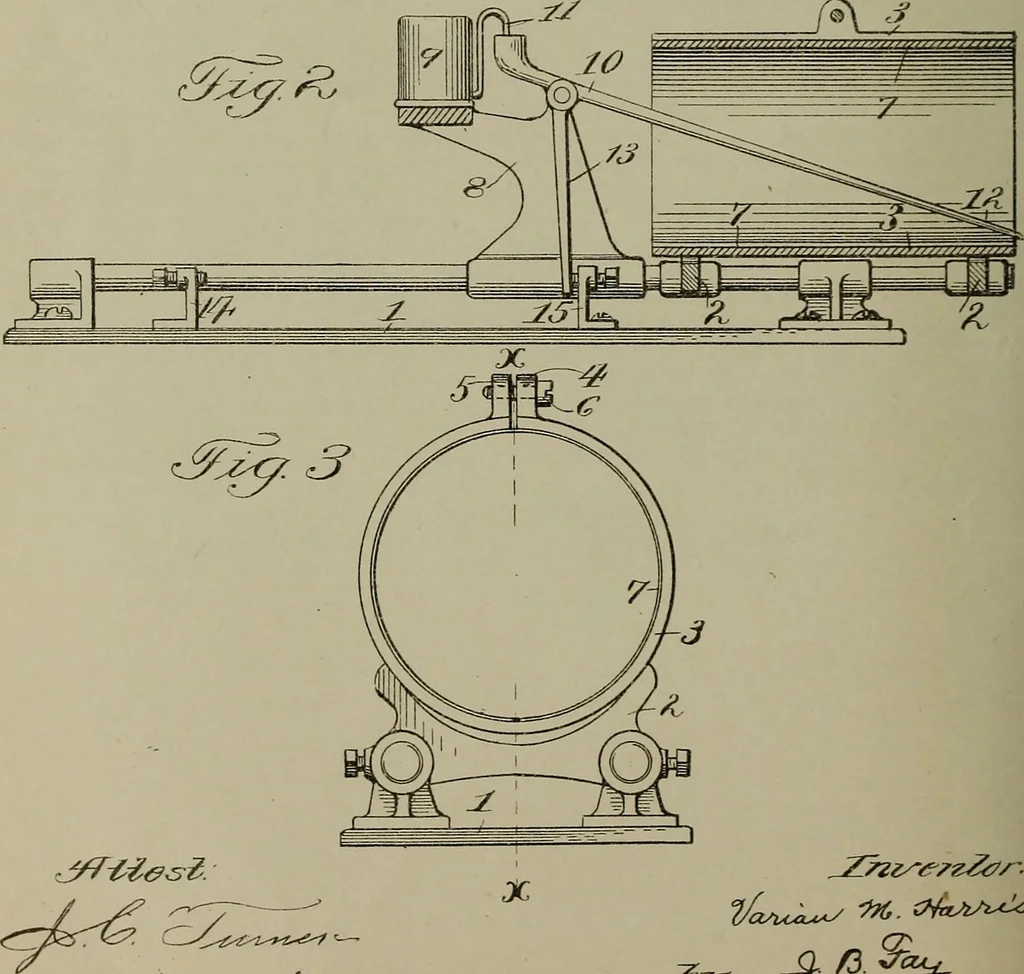 An illustration from [Graphophone patents], 1878, leaf 437