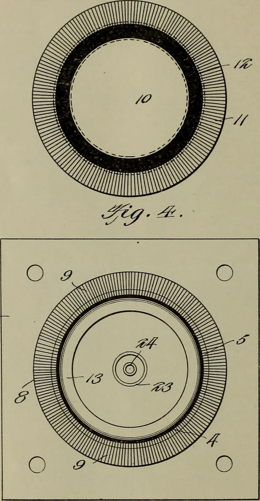 An illustration from [Graphophone patents], 1878, leaf 463