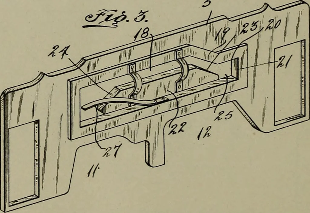 An illustration from [Graphophone patents], 1878, leaf 481