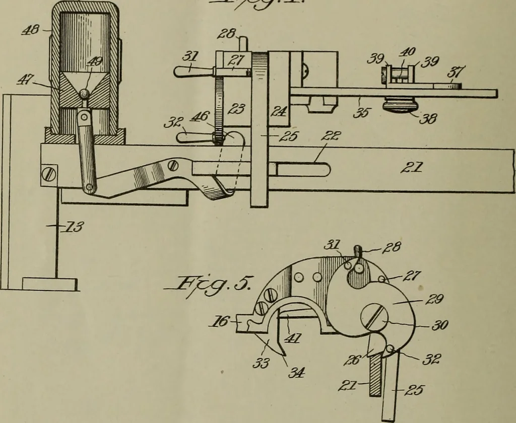 An illustration from [Graphophone patents], 1878, leaf 493