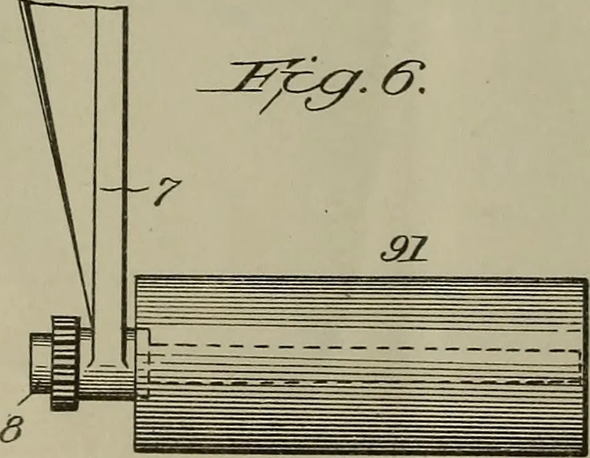 An illustration from [Graphophone patents], 1878, leaf 493