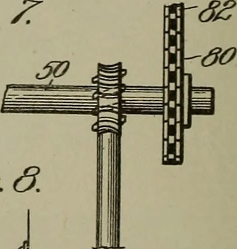 An illustration from [Graphophone patents], 1878, leaf 493