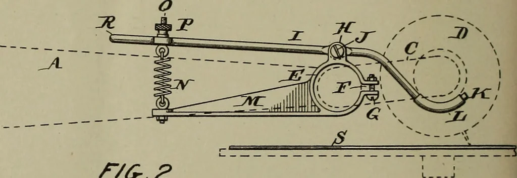 An illustration from [Graphophone patents], 1878, leaf 501