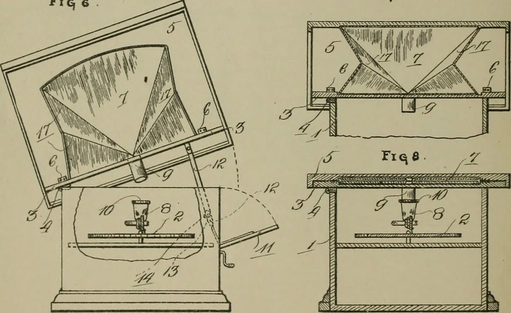 An illustration from [Graphophone patents], 1878, leaf 51