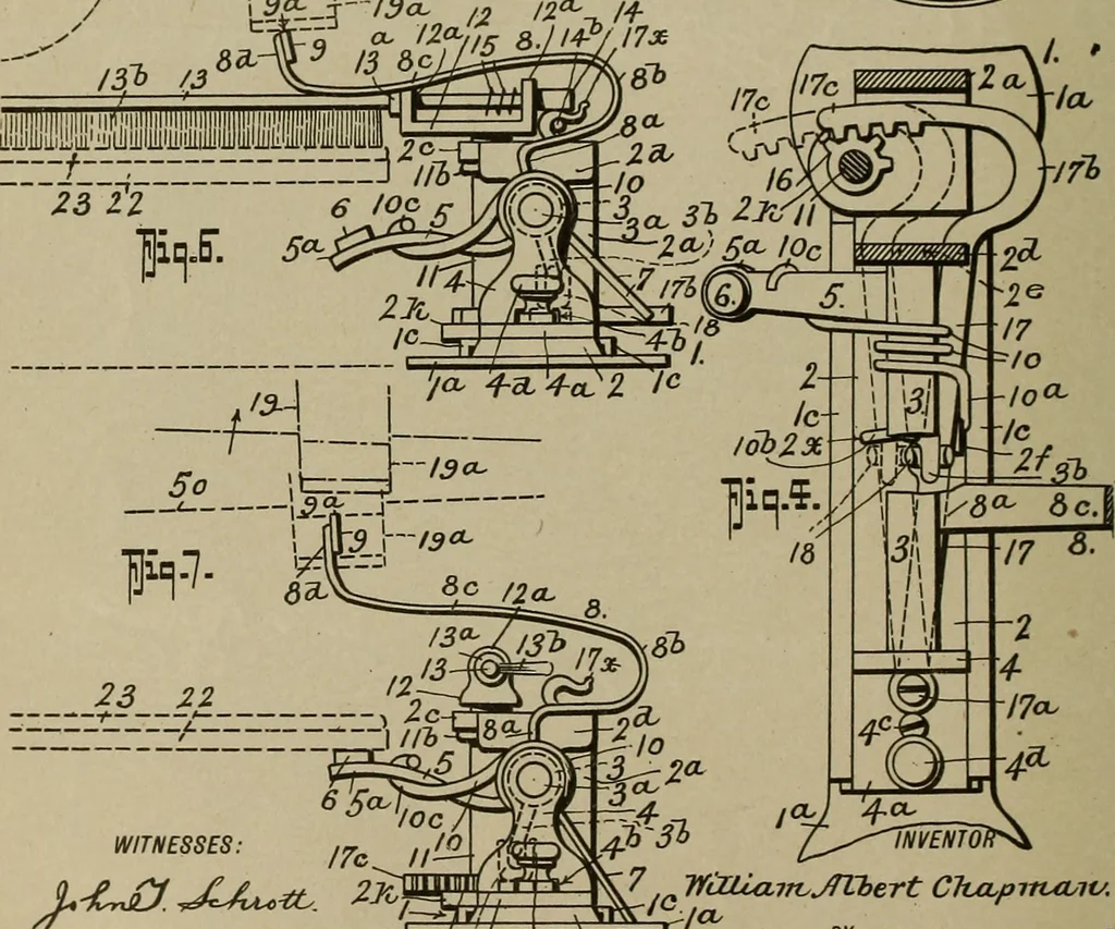 An illustration from [Graphophone patents], 1878, leaf 541