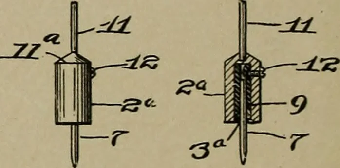 An illustration from [Graphophone patents], 1878, leaf 553
