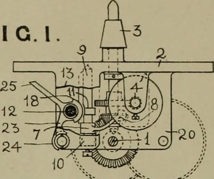An illustration from [Graphophone patents], 1878, leaf 577