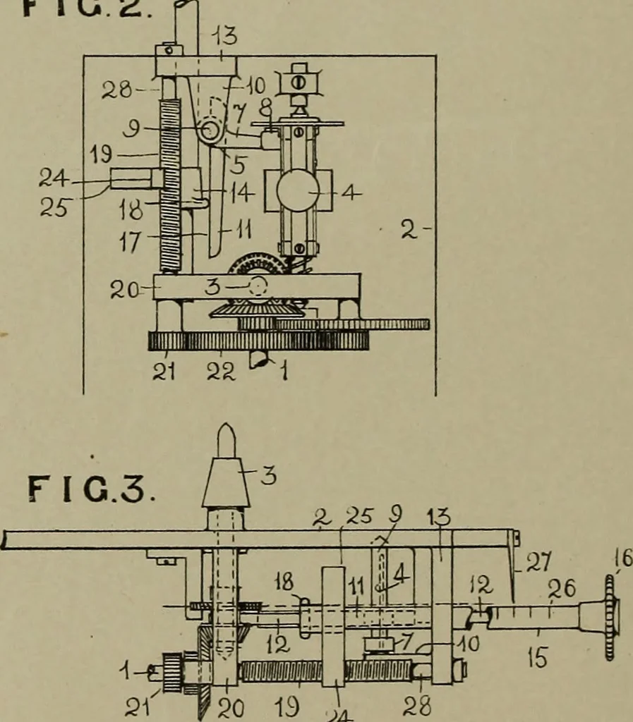 An illustration from [Graphophone patents], 1878, leaf 577