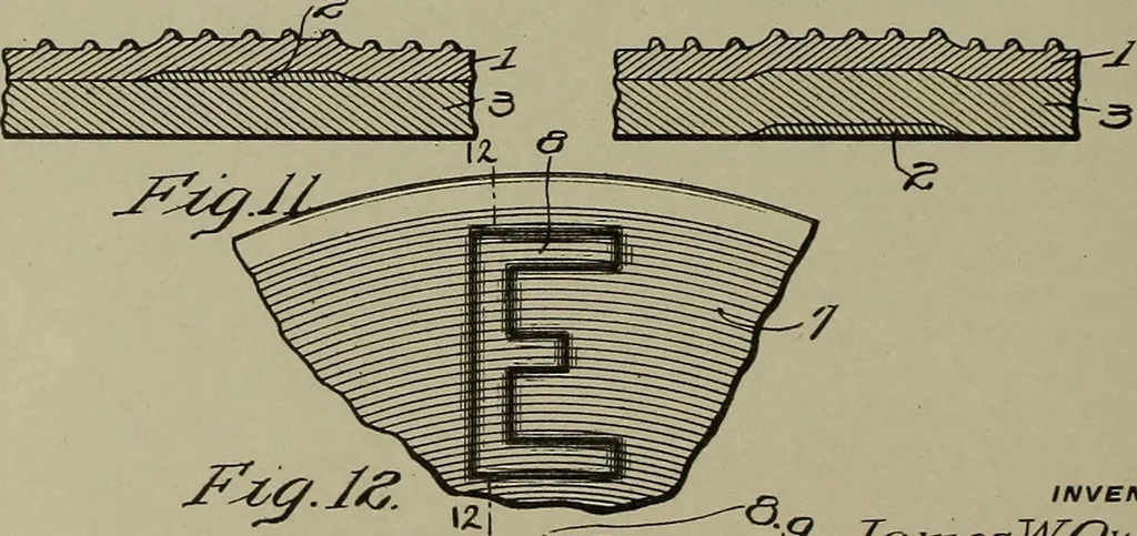 An illustration from [Graphophone patents], 1878, leaf 587