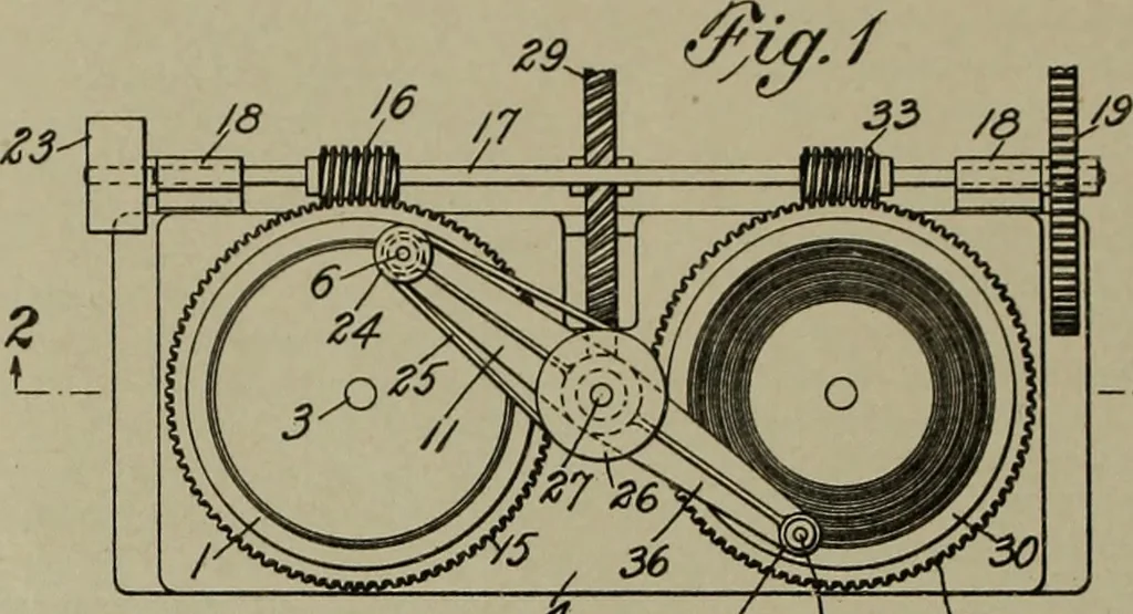 An illustration from [Graphophone patents], 1878, leaf 619
