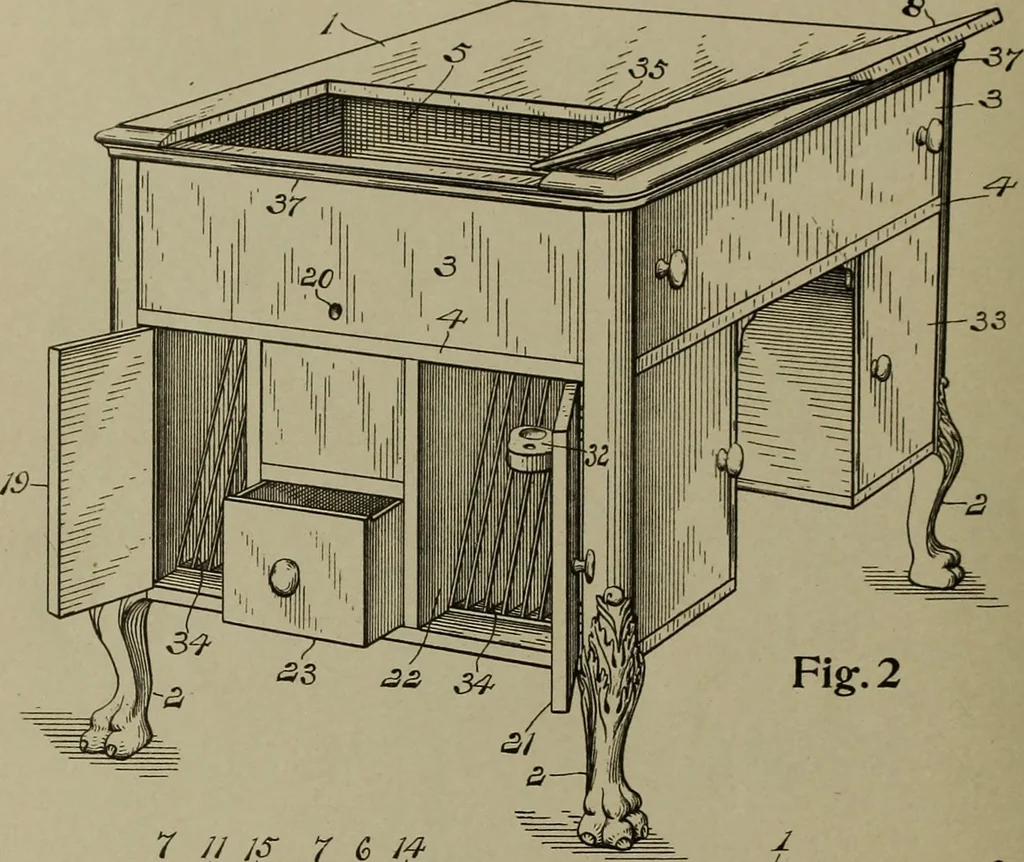 An illustration from [Graphophone patents], 1878, leaf 627