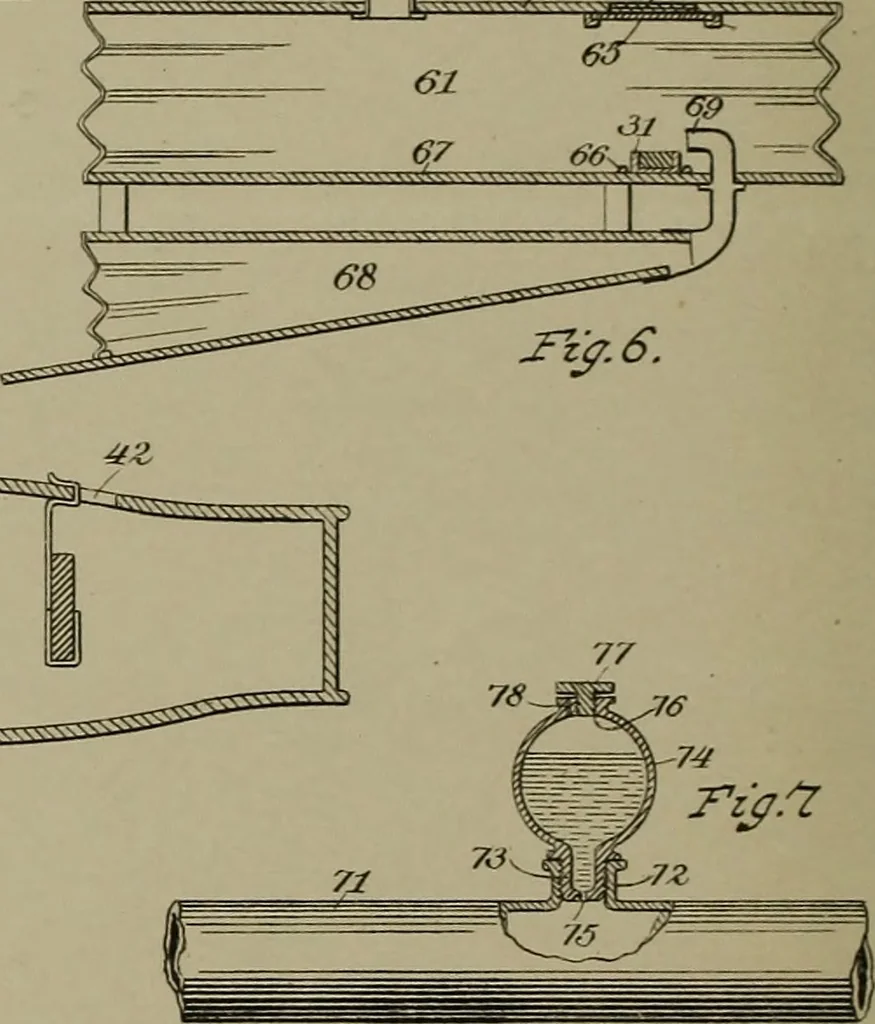 An illustration from [Graphophone patents], 1878, leaf 635