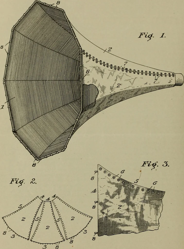 An illustration from [Graphophone patents], 1878, leaf 645