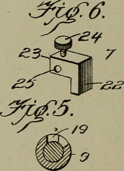 An illustration from [Graphophone patents], 1878, leaf 657