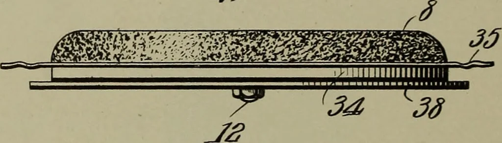 An illustration from [Graphophone patents], 1878, leaf 663