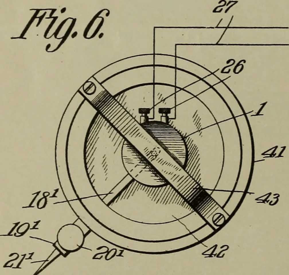 An illustration from [Graphophone patents], 1878, leaf 665