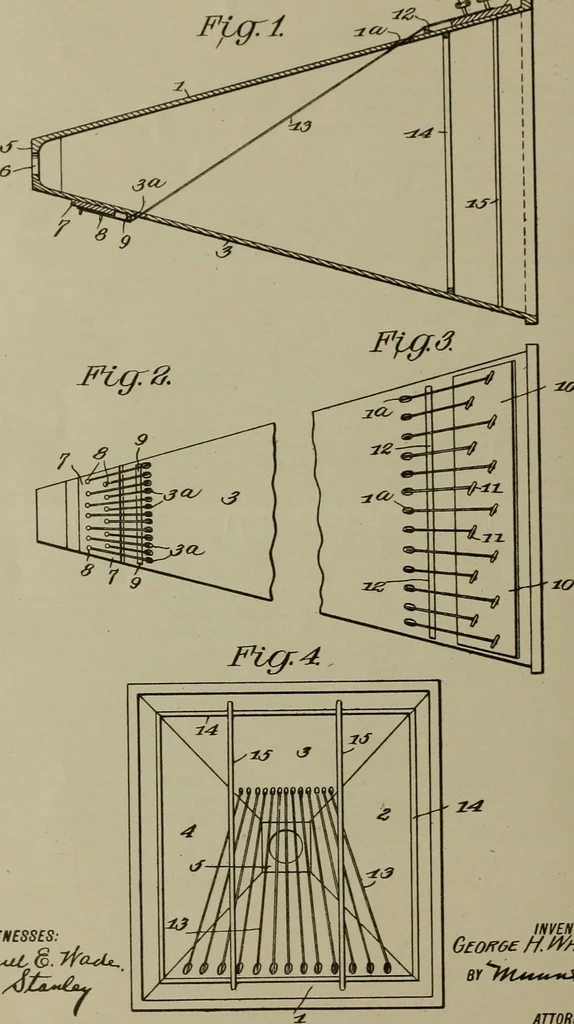An illustration from [Graphophone patents], 1878, leaf 671