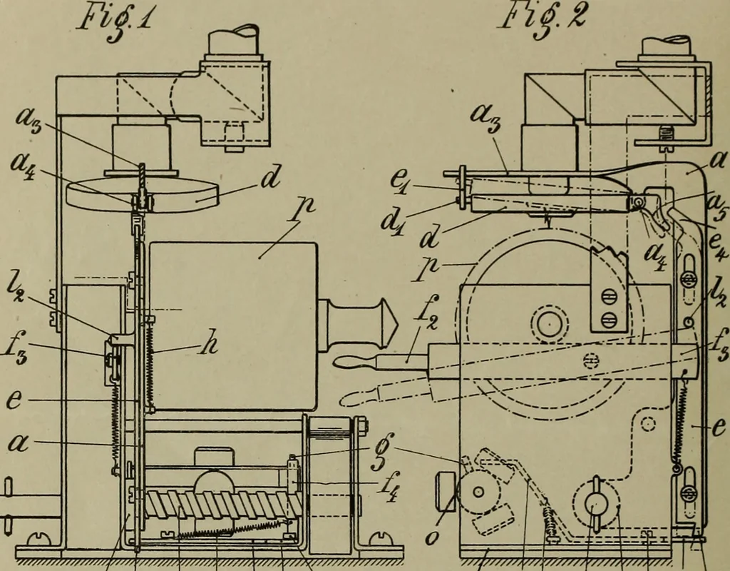 An illustration from [Graphophone patents], 1878, leaf 675