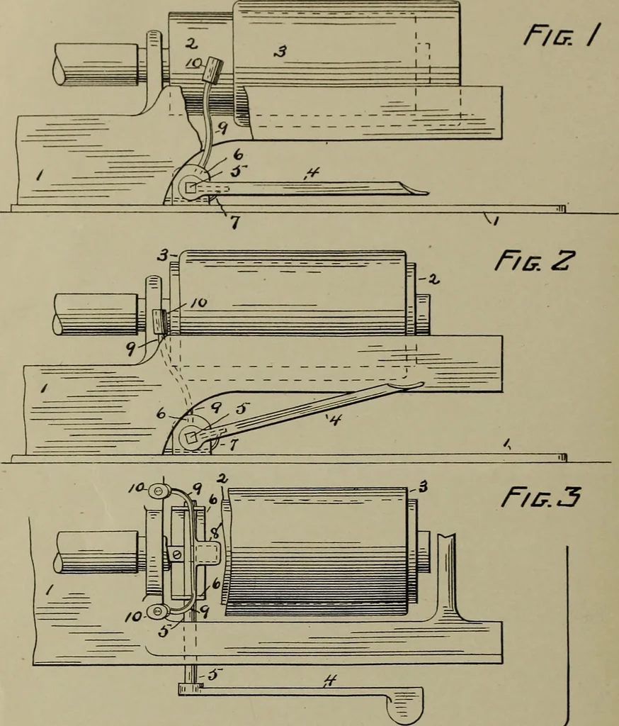 An illustration from [Graphophone patents], 1878, leaf 685