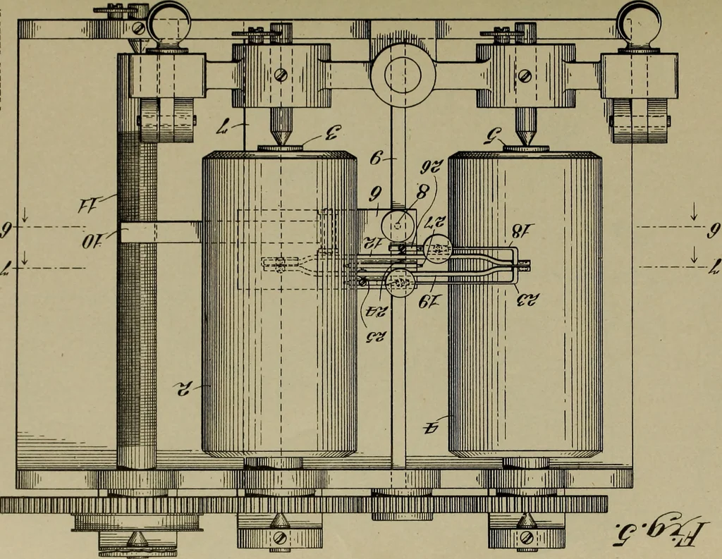 An illustration from [Graphophone patents], 1878, leaf 695