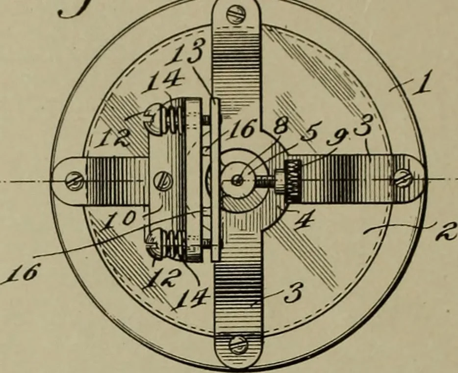 An illustration from [Graphophone patents], 1878, leaf 717