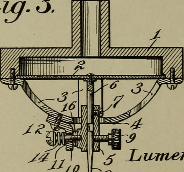 An illustration from [Graphophone patents], 1878, leaf 717
