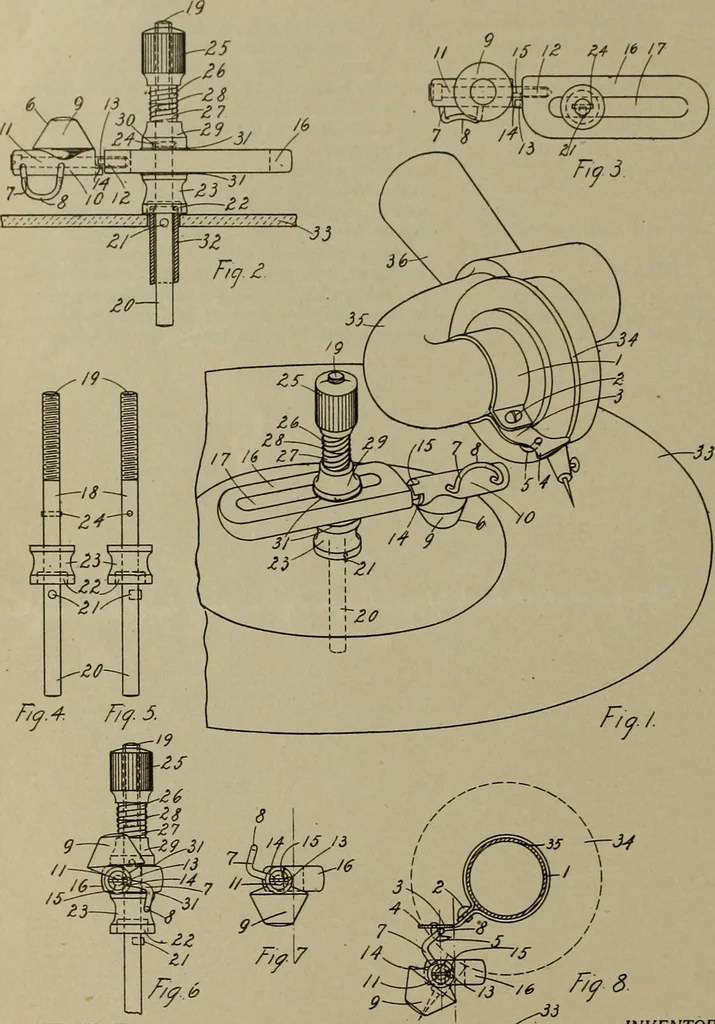 An illustration from [Graphophone patents], 1878, leaf 731