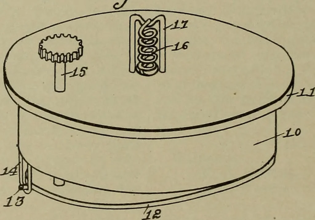 An illustration from [Graphophone patents], 1878, leaf 749