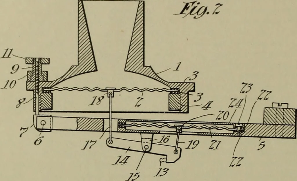 An illustration from [Graphophone patents], 1878, leaf 767