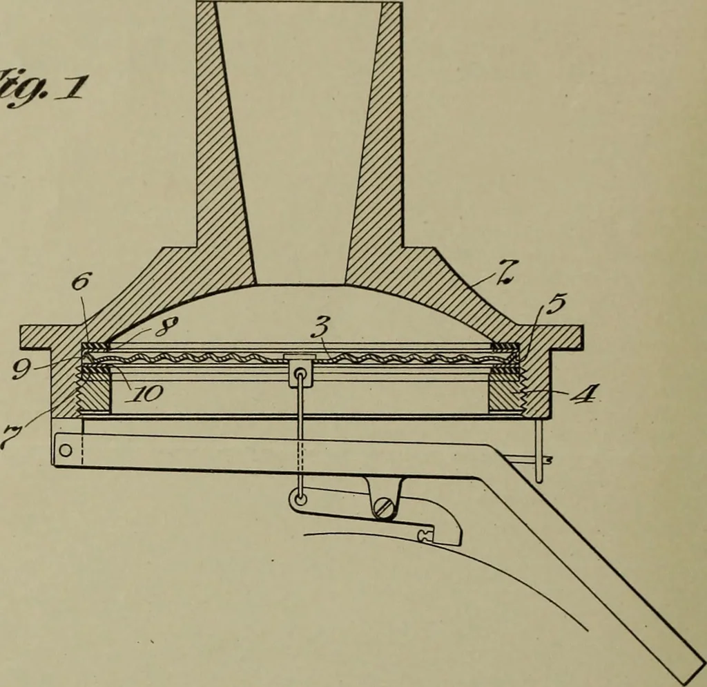 An illustration from [Graphophone patents], 1878, leaf 771