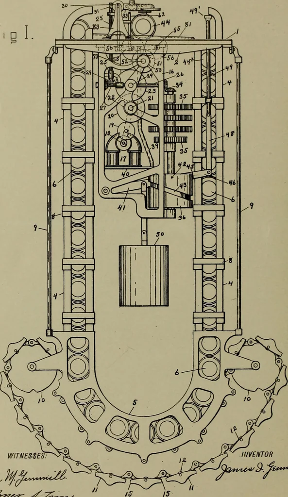 An illustration from [Graphophone patents], 1878, leaf 799