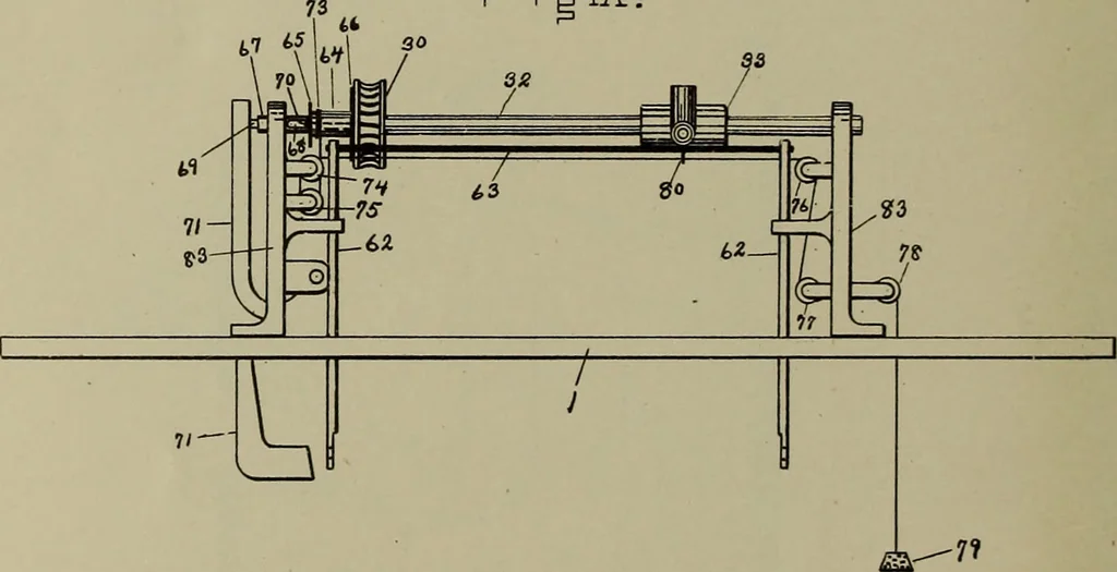 An illustration from [Graphophone patents], 1878, leaf 807
