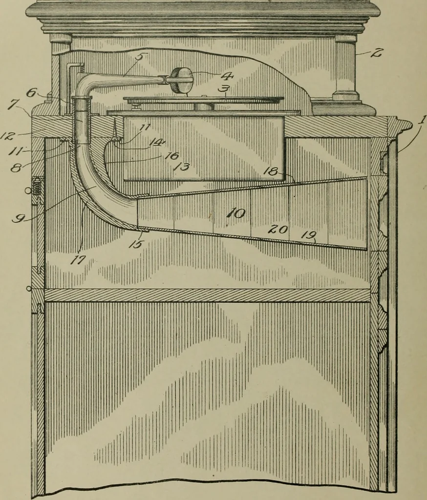 An illustration from [Graphophone patents], 1878, leaf 81